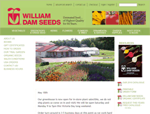 Tablet Screenshot of damseeds.ca